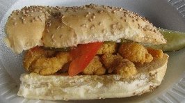 Homemade Shrimp Po Boy